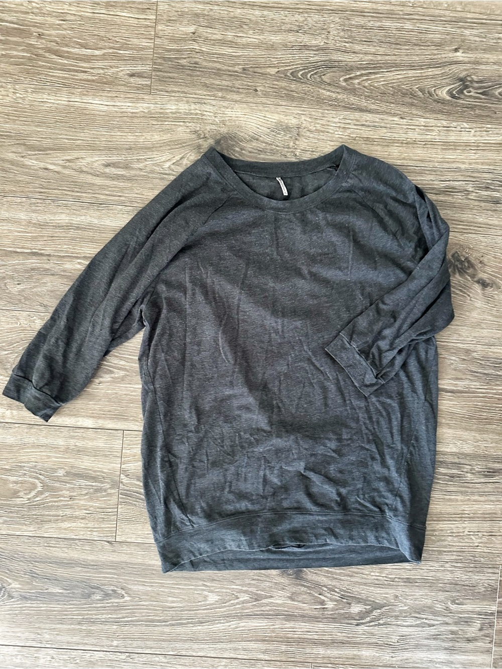 Tresics Dark Charcoal Gray Women's Lightweight Tunic Pullover